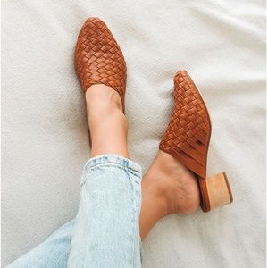 Liberté woven mule sandals